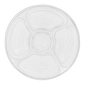 Bol en Plastique PET 5C et Couvercle Ø26x7cm (100 Utés)