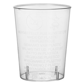 Verre Plastique Dur Transparent PS 40ml (50 Unités)