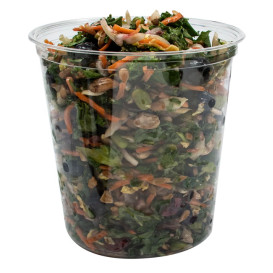 Récipient en Plastique PP "Deli" 32Oz/960ml Transp. Ø120mm (25 Unités)
