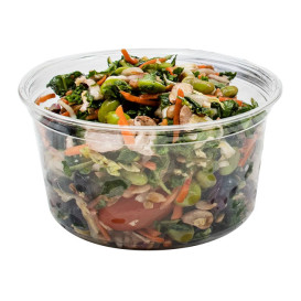 Récipient en Plastique PP "Deli" 16Oz/473ml Transp. Ø120mm (25 Unités)