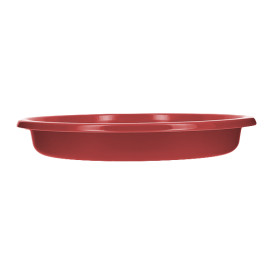 Assiette Creuse Réutilisable Economique PS Rouge Ø20,5cm (25 Utés)