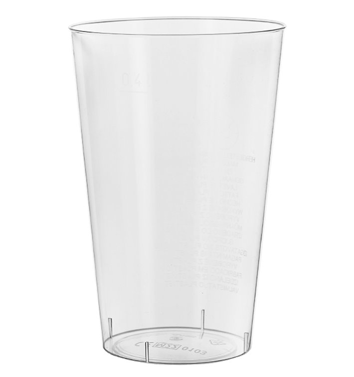 Verre Plastique Dur Transparent PS 400ml (50 Unités) Verre Plastique Dur Transparent PS 400ml (50 Unités)