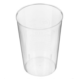 Verre Plastique Dur 100ml Transparent (40 Unités)