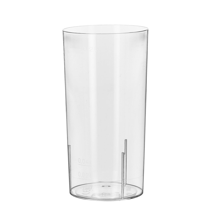 Verre plastique réutilisable blanc 180 ml