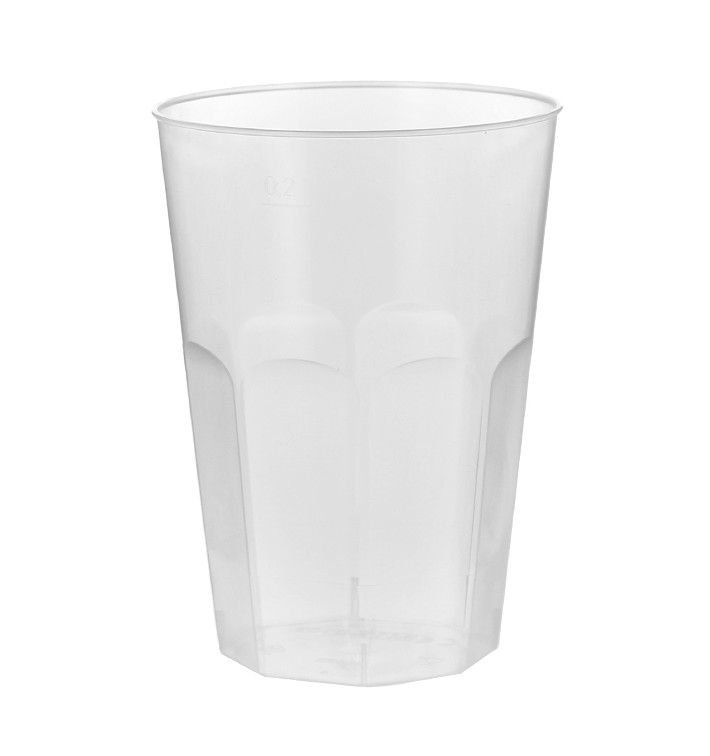 Verre Plastique Dur "Deco" PP 200ml (25 Unités) Verre Plastique Dur "Deco" PP 200ml (25 Unités)