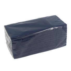 Serviette Kangourou en Airlaid Bleu 40x40cm (30 unités)