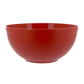 Bol Réutilisable Durable PP Minéral Rouge 2l Ø20cm (36 Utés)