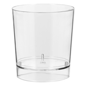 Verre longdrink plastique PS transparent réutilisable 200ml 60mm