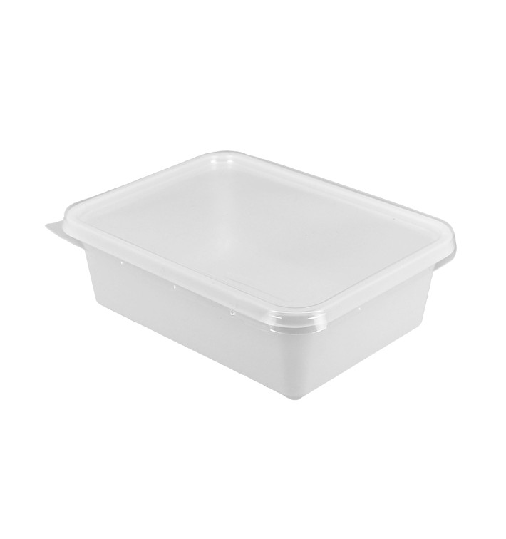 Boîte avec Couvercle Plastique PS 157x112x51mm 500ml (600 Utés) Boîte avec Couvercle Plastique PS 157x112x51mm 500ml (600 Utés)