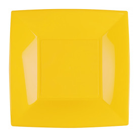 Assiette Plastique Réutilisable Plate Mangue PP 180mm (300 Utés)