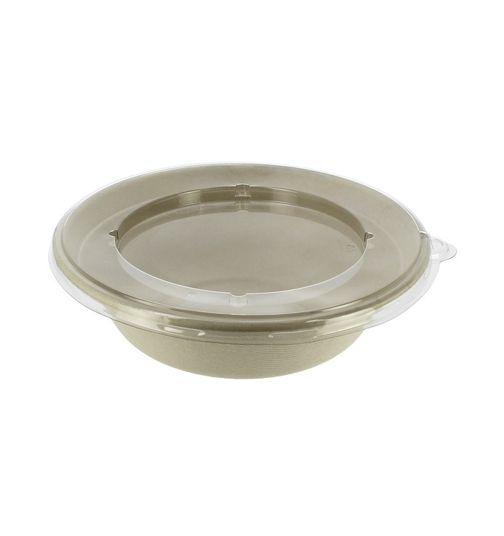 Bols Canne à Sucre et couvercle 1000ml Ø210x60mm (15 Utés) Bols Canne à Sucre et couvercle 1000ml Ø210x60mm (15 Utés)