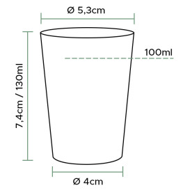 Verre Plastique Dur 230ml Transparent (40 Utés)