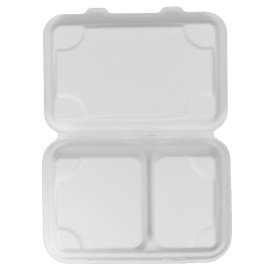 Emballage Canne à Sucre Blanche 2C 23x15x7,5cm (250 Utés)