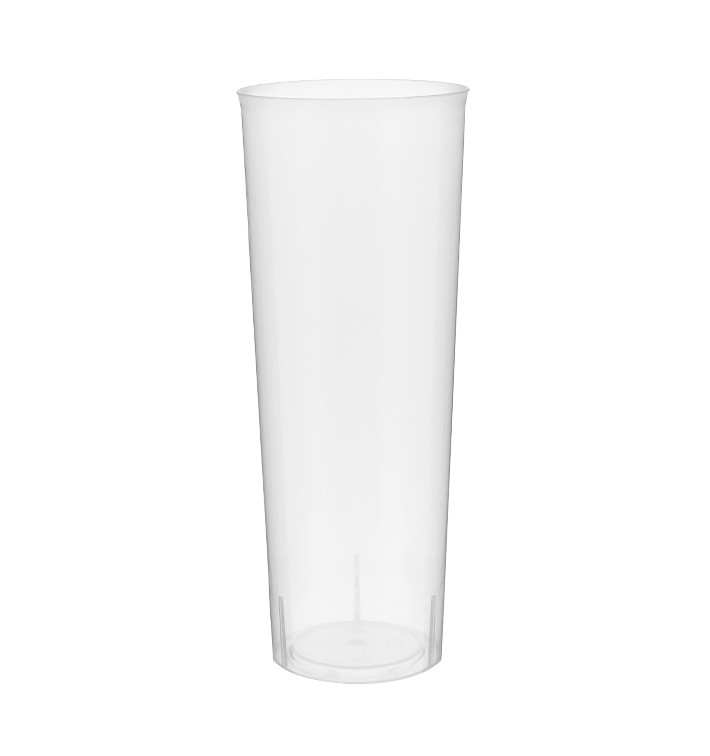 verre plastique incassable tube 20cl quartz, réutilisable et lavable