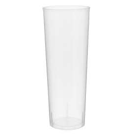 Verre Tube 330ml Transparent PP (500 Unités)