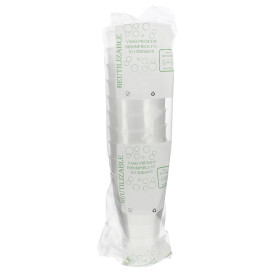 Verre Plastique PP Transparent 430ml (10 Utés)