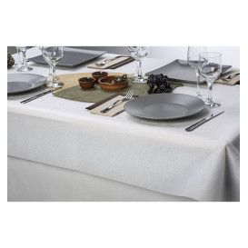 Nappe en Non-Tissé PLUS Blanc 120x120cm (150 Utés)