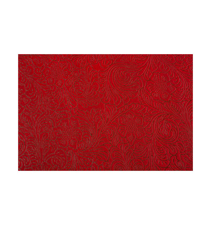 Nappe en Non-Tissé PLUS Rouge 120x120cm (100 Utés) Nappe en Non-Tissé PLUS Rouge 120x120cm (100 Utés)