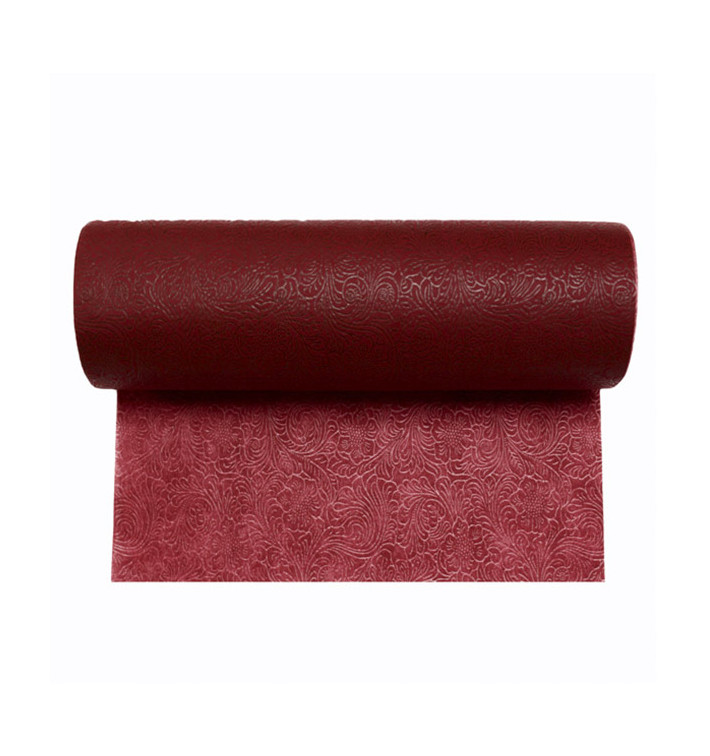 Nappe Rouleau en Non-Tissé PLUS Bourgogne 1,2x50m P40cm (1 Uté) Nappe Rouleau en Non-Tissé PLUS Bourgogne 1,2x50m P40cm (1 Uté)