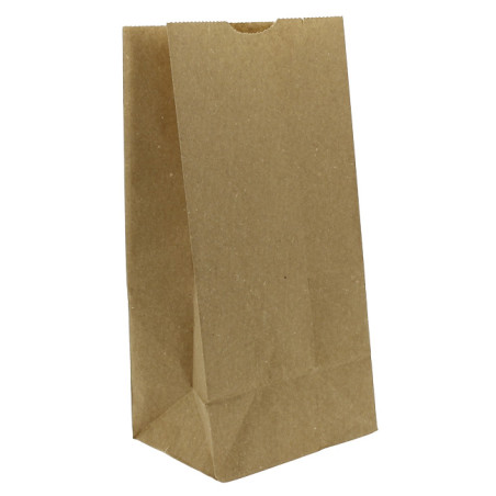 Sac en papier Kraft sans anses 50g/m² 12+8x24cm (25 Utés)