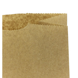 Sac en papier KRAFT sans anses 45g/m² 12+8x24cm (25 Utés)