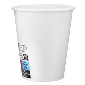 Gobelet Carton 9 Oz/280ml Blanc Ø8,1cm (600 Utés)