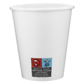 Gobelet Carton 9 Oz/280ml Blanc Ø8,1cm (600 Utés)