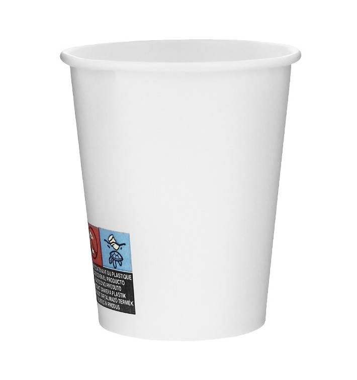 Gobelet Carton Blanc 6Oz/180ml Ø7,0cm (1.000 Unités) Gobelet Carton Blanc 6Oz/180ml Ø7,0cm (1.000 Unités)