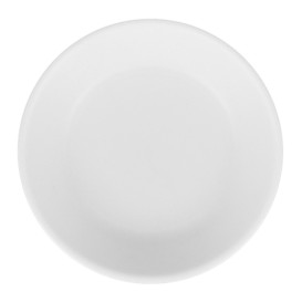 Assiette Réutilisable Durable PP Minéral Blanc Ø18cm (6 Utés)