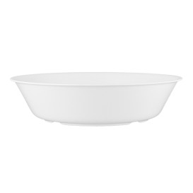 Assiette Réutilisable Durable PP Minéral Blanc Ø18cm (6 Utés)