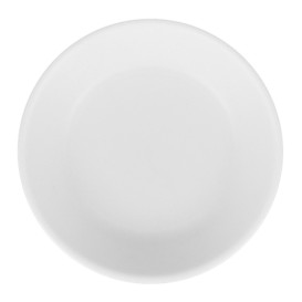 Assiette Réutilisable Durable PP Minéral Blanc Ø18cm (54 Utés)