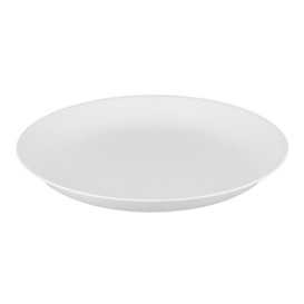 Assiette Réutilisable Durable PP Minéral Blanc Ø21cm (54 Utés)