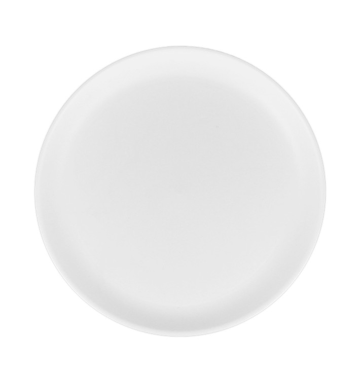 Assiette Réutilisable Durable PP Minéral Blanc Ø27,5cm (54 Utés)