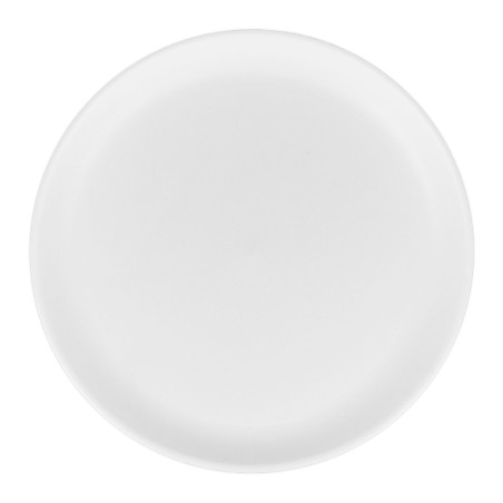 Assiette Réutilisable Durable PP Minéral Blanc Ø27,4cm (54 Utés)