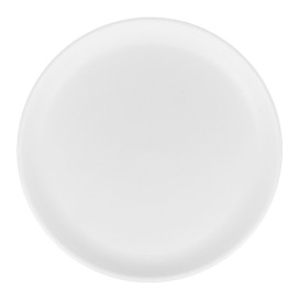 Assiette Réutilisable Durable PP Minéral Blanc Ø27,5cm (6 Utés)