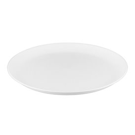 Assiette Réutilisable Durable PP Minéral Blanc Ø23,5cm (6 Utés)