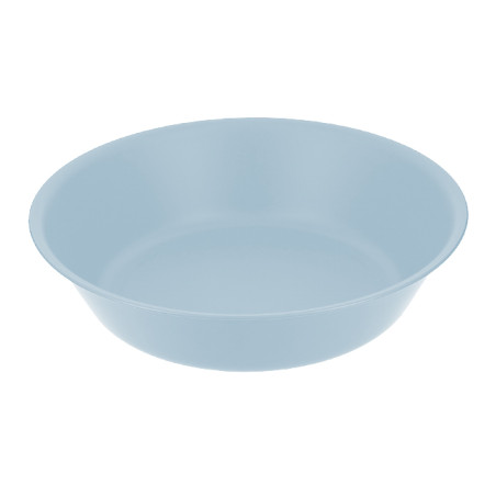 Assiette Creuse Réutilisable Durable PP Minéral Bleu Ø18cm (6 Utés)