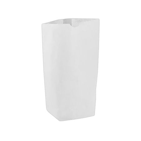 Sac en Papier avec Fond Hexagonal Blanc 14x19cm (50 Utés)