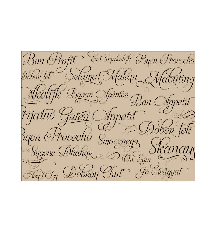 Nappe en papier 1x1m "Bon Appetit" 40g (400 Unités) Nappe en papier 1x1m "Bon Appetit" 40g (400 Unités)