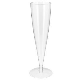 Flûte Jetable à Champagne Transparent 150ml 2P (432 Unités)