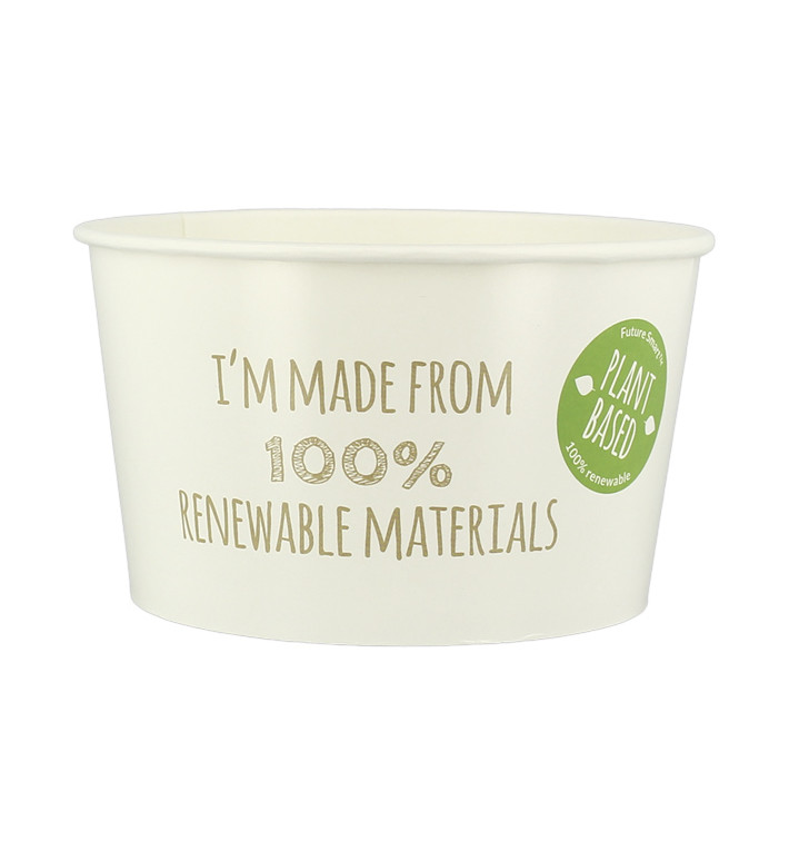 Saladier en Carton Renouvelable Blanc 635ml Ø12,5cm (45 Utés) Saladier en Carton Renouvelable Blanc 635ml Ø12,5cm (45 Utés)