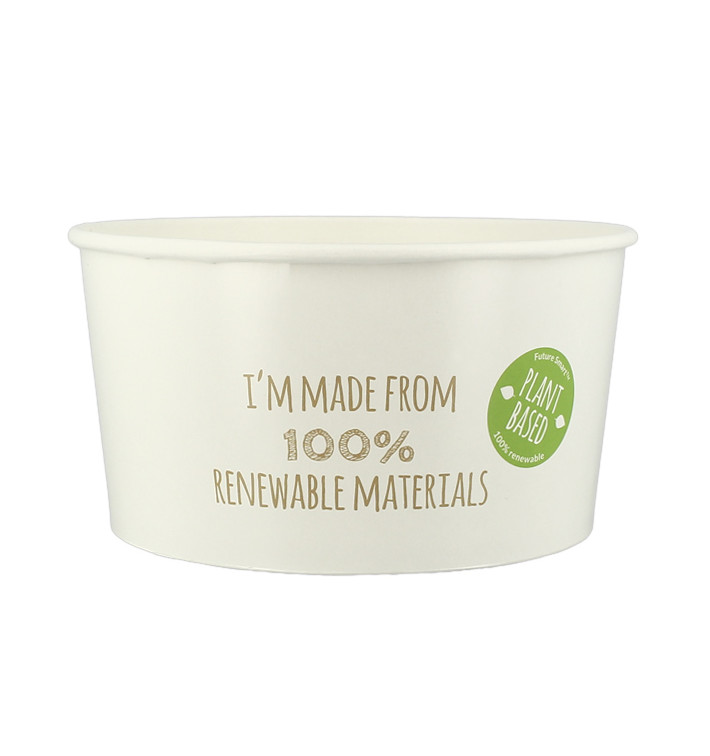Saladier en Carton Renouvelable Blanc 1030ml Ø15,1cm (360 Utés) Saladier en Carton Renouvelable Blanc 1030ml Ø15,1cm (360 Utés)