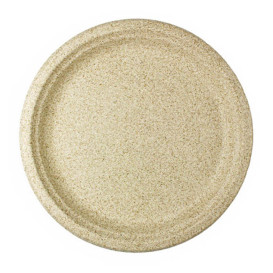 Assiette en Son de Blé Naturel Ø26cm (800 Unités)