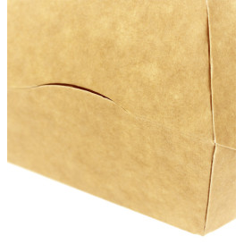 Boîte à Hamburger Kraft 12x12x7 cm (25 Unités)