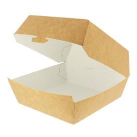 Boîte à Hamburger Kraft Mega 16,5x18x9cm (25 Utés)