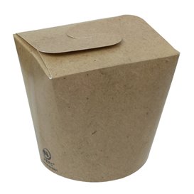 Boîte de repas en papier kraft de 800 ml - Contenant alimentaire