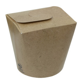 Boîte de repas en papier kraft de 800 ml - Contenant alimentaire