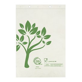 Sac Marché Block Home Compost “Be Eco!” 23x33cm (100 Utés)