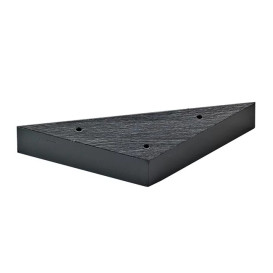 Support en Bambou Noir pour Piques 140x80mm (10 Unités)