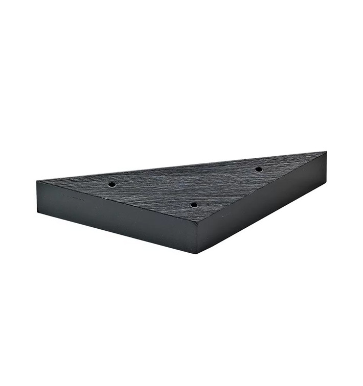 Support en Bambou Noir pour Piques 140x80mm (10 Unités)